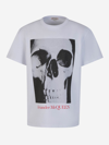 Alexander Mcqueen Alexander Mc Queen Skull Print T Shirt In Blanc