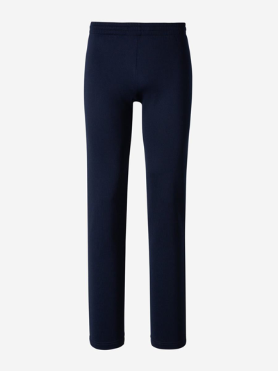 Balenciaga Microknit Plain Joggers In Blau Nit