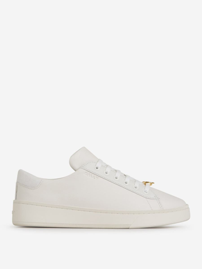Bally Ryver Leather Sneakers In Blanc