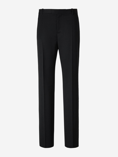 Bottega Veneta Grain Tailored Pants In Black