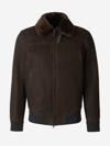 BRIONI BRIONI SUEDE LEATHER JACKET