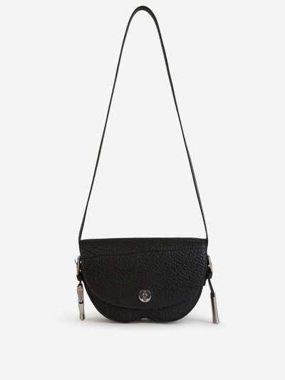 Burberry Grained Leather Bag In Negre