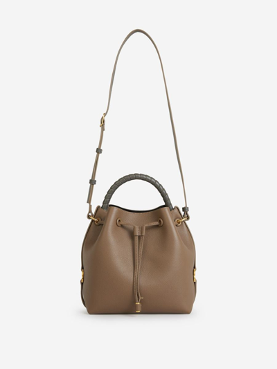 Chloé Marcie Hand Bag In Marró