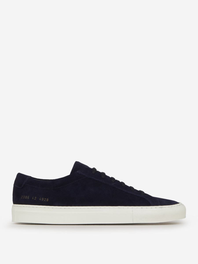 Common Projects Achilles Lace In Blau Marí