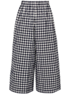 DANIELA GREGIS DANIELA GREGIS CHECKED COTTON TROUSERS