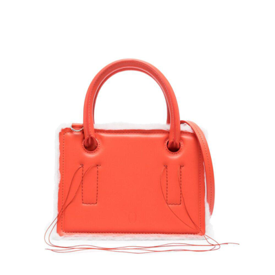 Dentro Otto Leather Mini Bag In Red