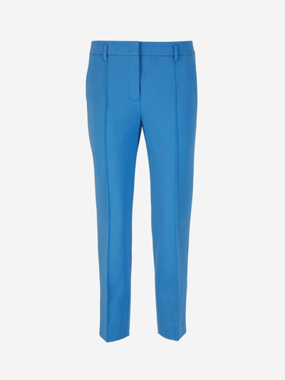 Dorothee Schumacher Plain Formal Pants In Blau