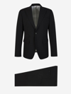 Dsquared2 Virgin-wool Single-breasted Suit In Negre