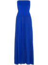 Eres Ankara Strapless Maxi Dress In Indigo