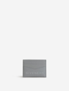Givenchy 4g-embossed Cardholder In Gris Clar