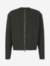Givenchy Versatile Wool Crewneck Cardigan In Verd Fosc