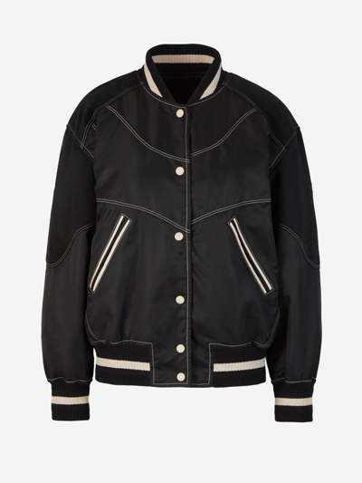 Givenchy Logo Bomber Jacket In Black