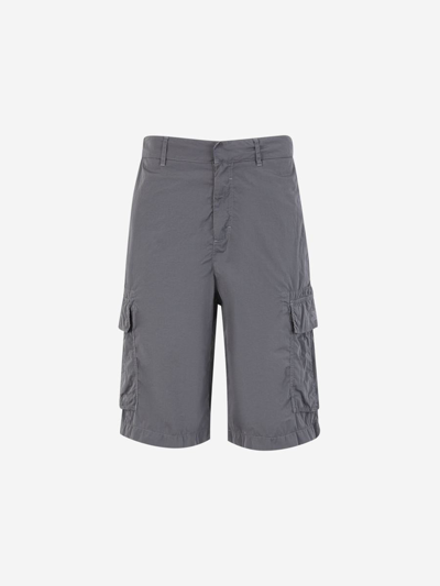 Givenchy Pockets Technical Bermuda Shorts In Gris Carbó