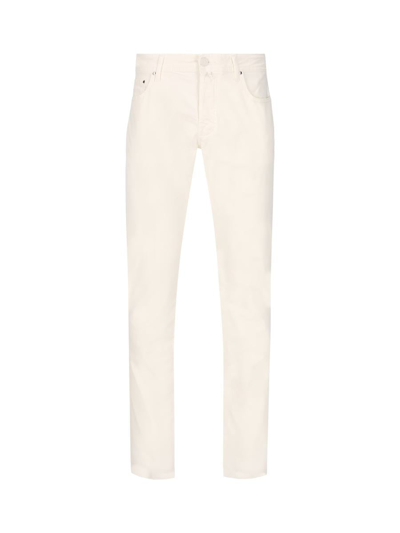 Jacob Cohen Trousers In Neutral