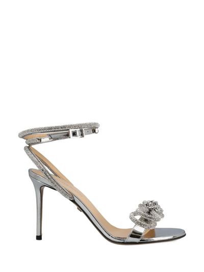 Mach & Mach Sandals In Silver