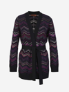 MISSONI MISSONI BELTED KNITTED CARDIGAN