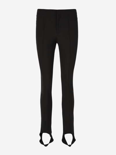 Moncler Slim Trousers In Negre