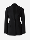 Proenza Schouler Nico Velvet Blazer - Women's - Cotton/polyester/viscosespandex/elastane In Negre