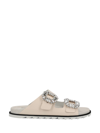 Roger Vivier Women Slidy Viv Strass Buckle In Multi