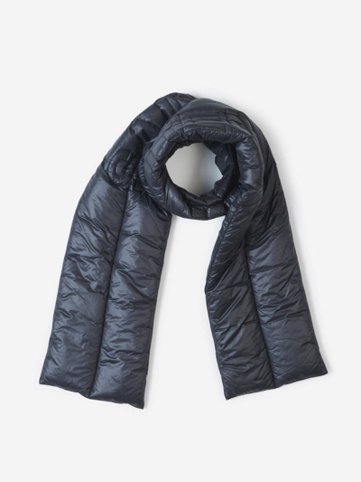 Saint Laurent Polyamide Quilted Scarf In Negre