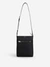 Tom Ford Logo Leather Crossbody Bag In Negre