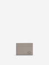 Valentino Garavani Vlogo Signature Cardholder In Taupe