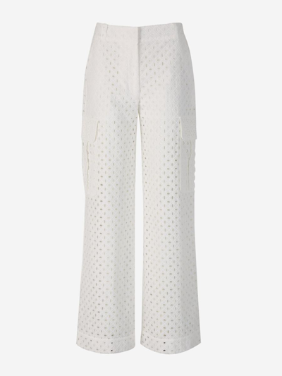 Zimmermann Matchmaker Cargo Trousers In Blanc