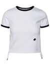 PATOU PATOU WHITE COTTON T-SHIRT