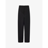 Jacquemus Mens Black Le Pantalon Salti Relaxed-fit Wide-leg Wool Trousers
