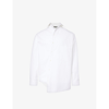 JACQUEMUS LE CHEMISE CUADRO RELAXED-FIT COTTON-POPLIN SHIRT