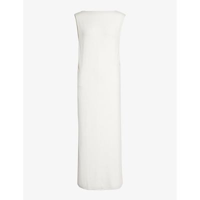 Jacquemus Capa Open-back Dress In White