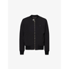 GIVENCHY BRANDED REVERSIBLE WOOL BOMBER JACKET