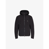 247 BY REPRESENT 247 BY REPRESENT MEN'S BLACK TECHNICAL FUNNEL-NECK REGULAR-FIT SHELL JACKET