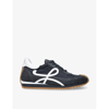 Loewe Flow Runner Sneakers Rubber Outsole In Blue