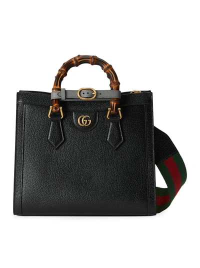 Gucci Diana Shopping Bag Small Size In Black