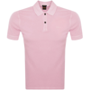 BOSS CASUAL BOSS PRIME POLO T SHIRT PINK
