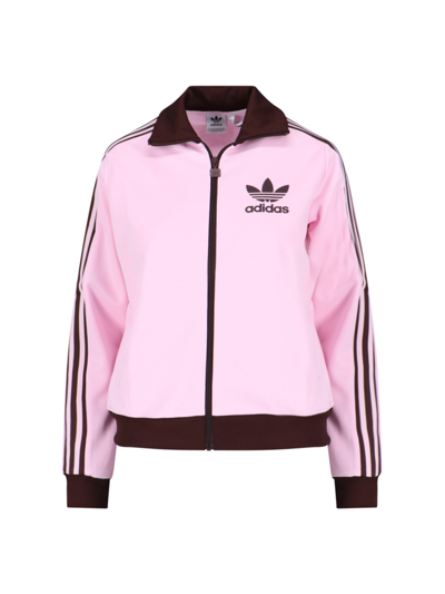 Adidas Originals 'beckenbauer' Sweatshirt In Pink