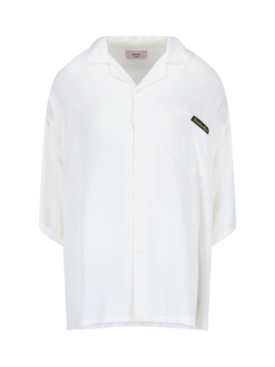 Martine Rose Back Logo Shirt In White