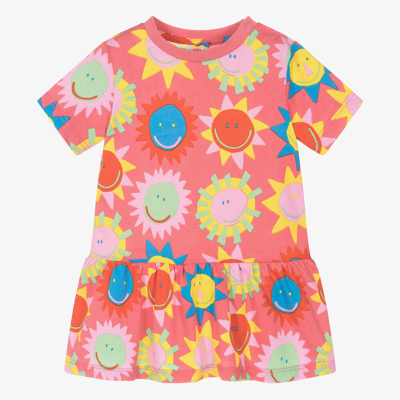 Stella Mccartney Babies'  Kids Girls Pink Organic Cotton Sun Dress