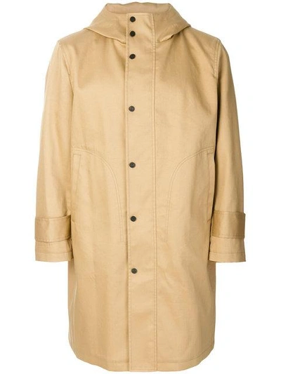 Thom Browne Hooded Parka In Neutrals