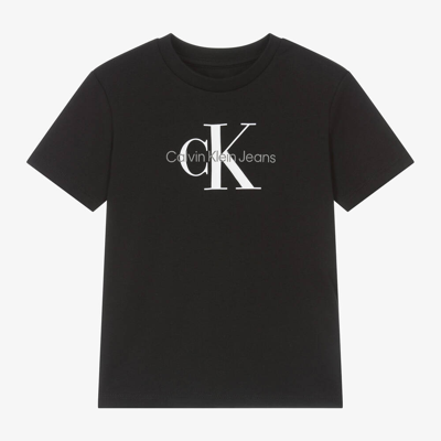 Calvin Klein Babies' Black Cotton T-shirt