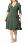 KIYONNA ESSENTIAL WRAP DRESS