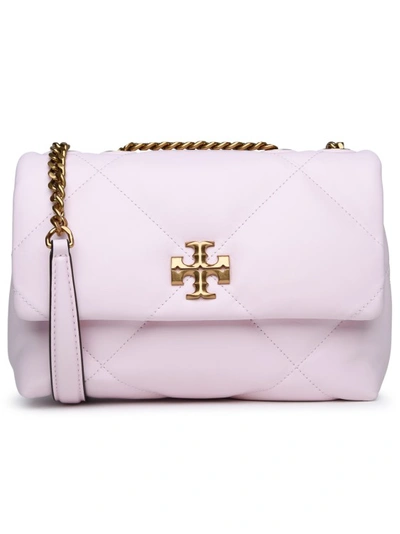 Tory Burch Kira Diamond Quilted Leather Small Convertible Shoulder Bag In White