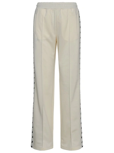 Golden Goose White Polyester Dorotea Pants In Neutrals