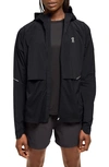 On Core Hooded Packable Running Jacket In Black