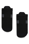 On Ultralight Performance Running No-show Sock In Black/ White