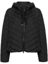 Woolrich Chevron Padded Jacket In Black