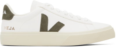 Veja White Campo Chromefree Leather Sneakers