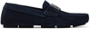 Dolce & Gabbana Man Loafers Midnight Blue Size 9 Calfskin In 8h610 Blu