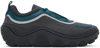 Kiko Kostadinov Gray Tonkin Canvas Sneakers In Anchor Grey
